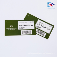 Good price custom supermarket goods tags with branded logo